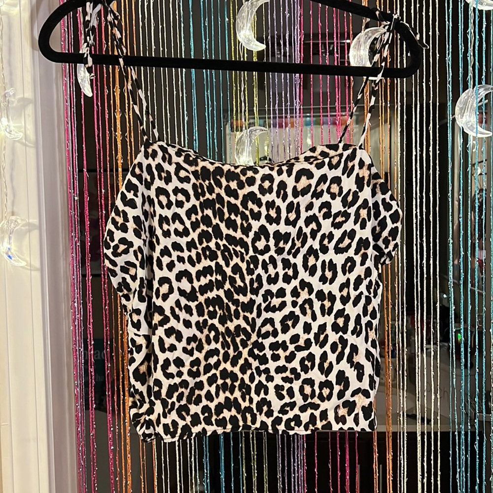Cheetah print top from H&M, never worn.